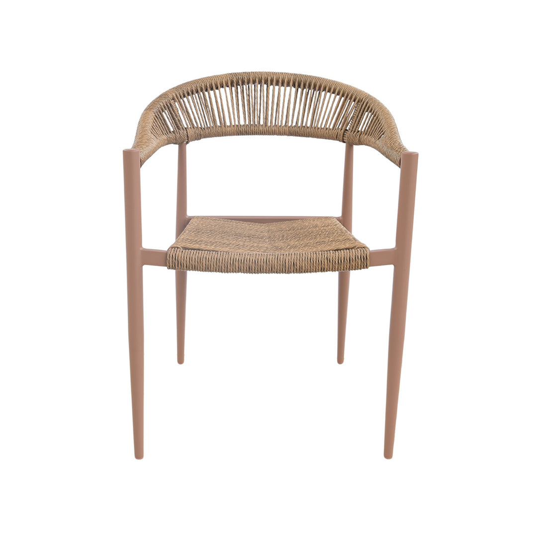 Silla de Exterior Malaki Marrón