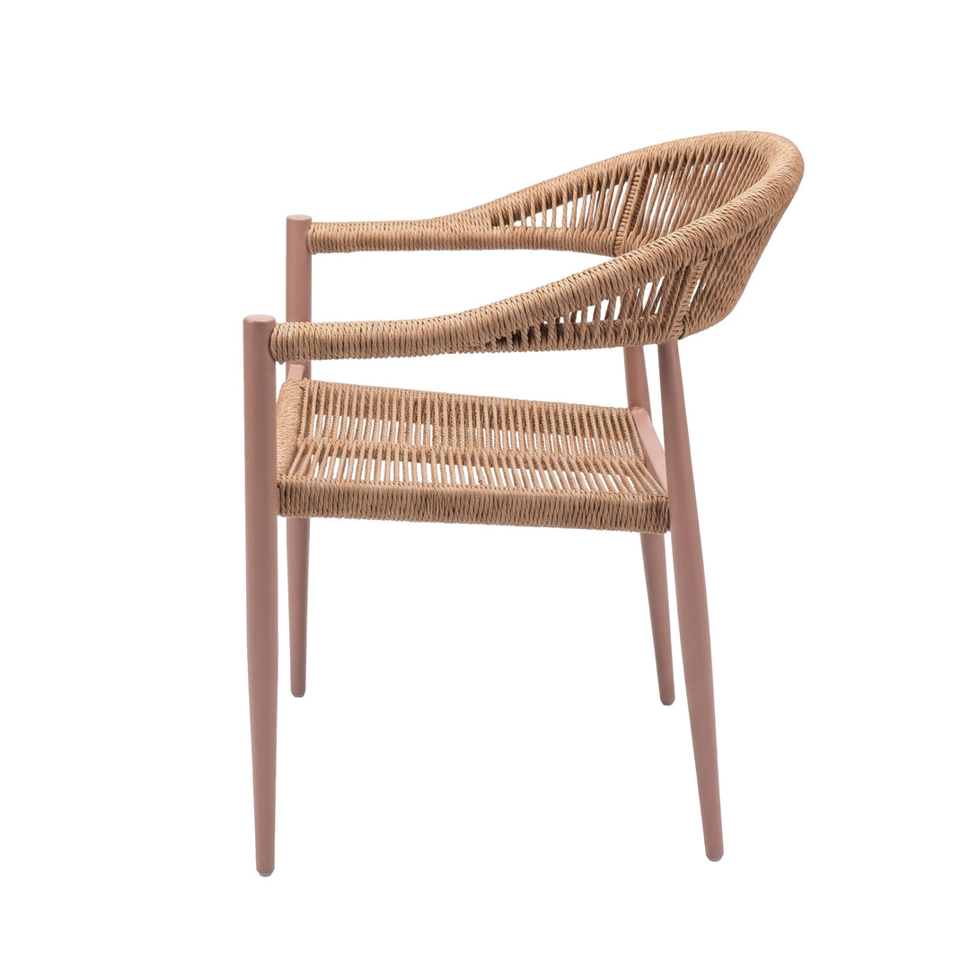 Silla de Exterior Malaki Marrón