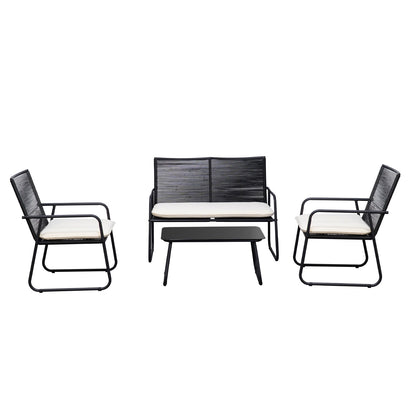 Set Exterior de Sillón Sillas y Mesa Ruko