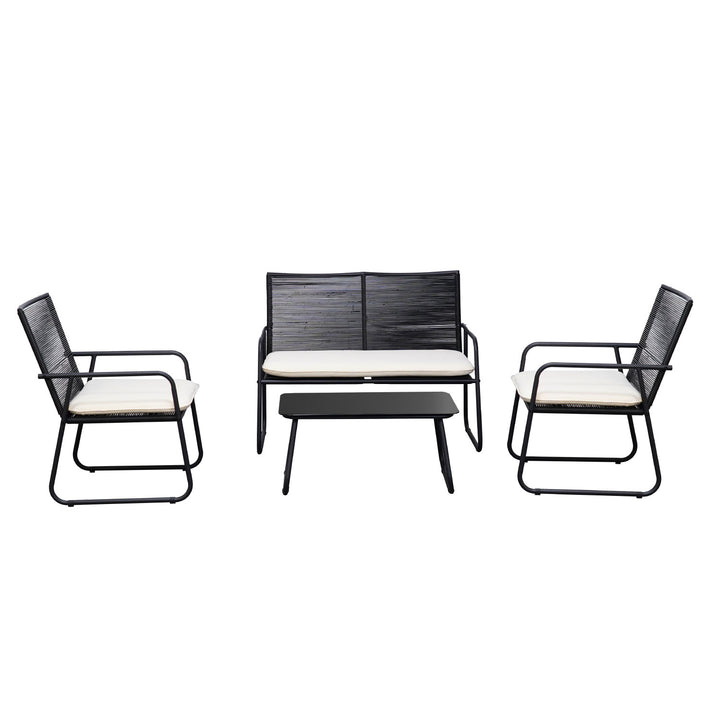 Set Exterior de Sillón Sillas y Mesa Ruko