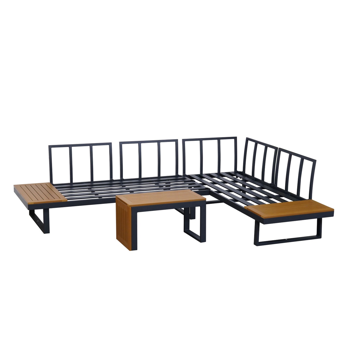 Set Exterior de Sillón en L + Mesa Saigon