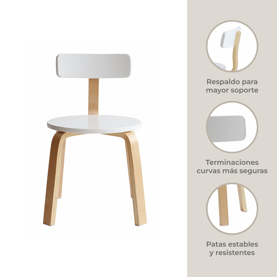 Juego de Mesa y Sillas para Niños Sitte