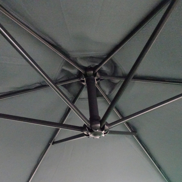 Sombrilla Lateral con Base Solaris Gris