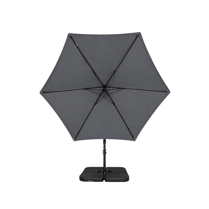 Sombrilla Lateral con Base Solaris Gris
