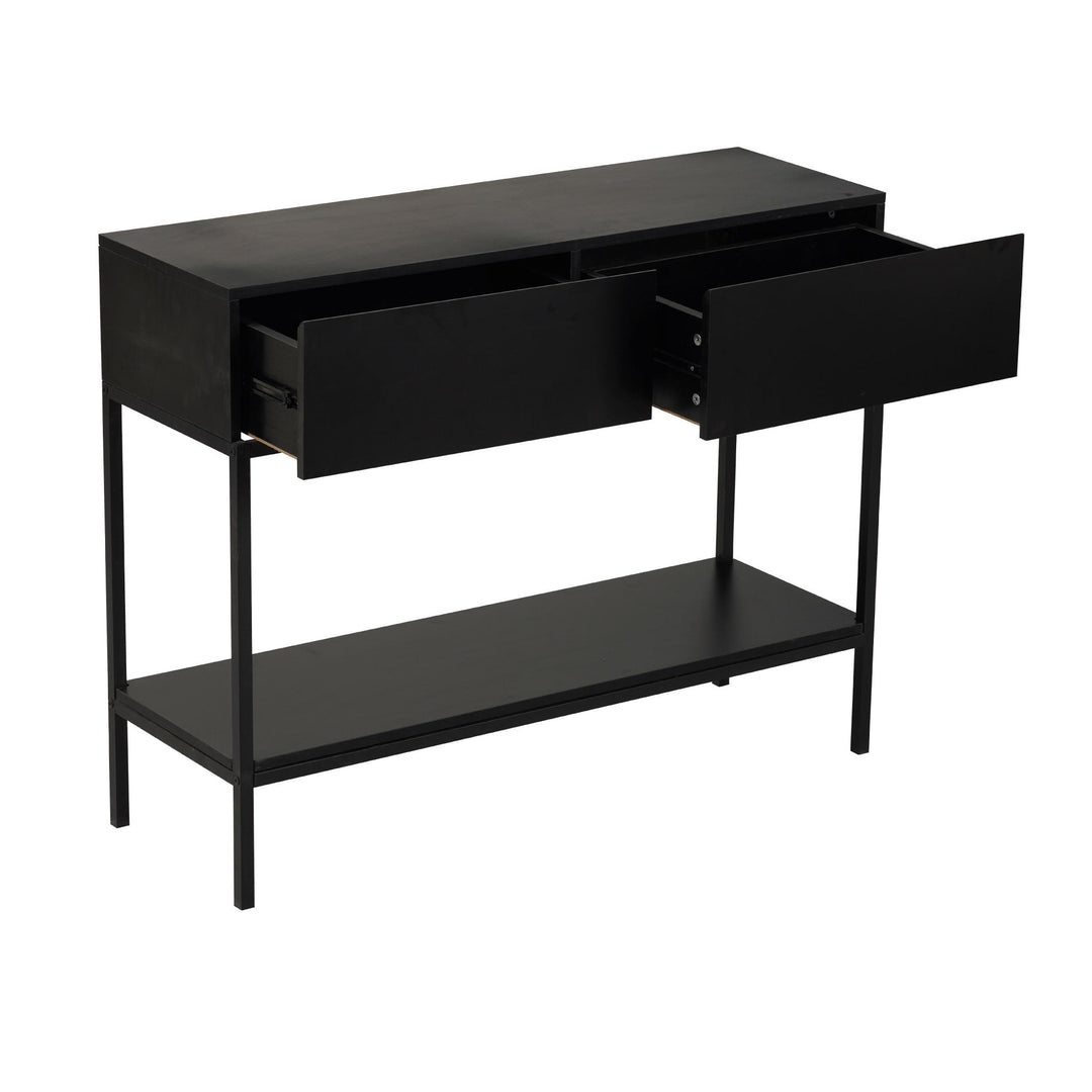 Mesa Recibidora Edge Negro