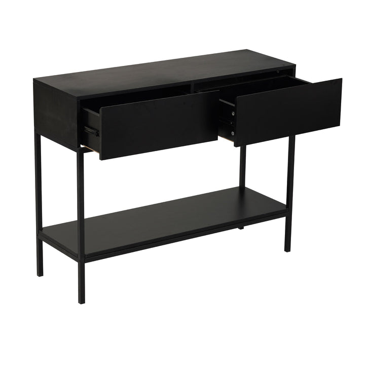 Mesa Recibidora Edge Negro