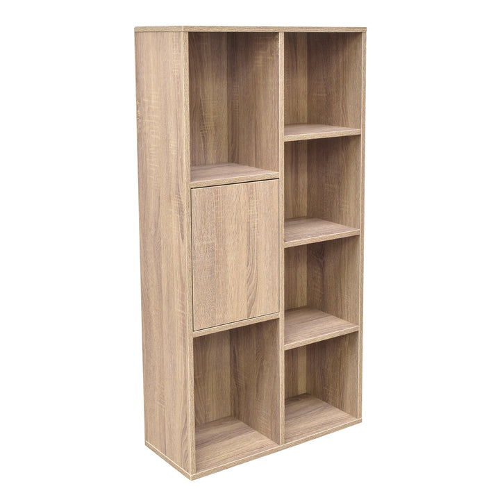 Biblioteca Estilo Madera Roble Tokio