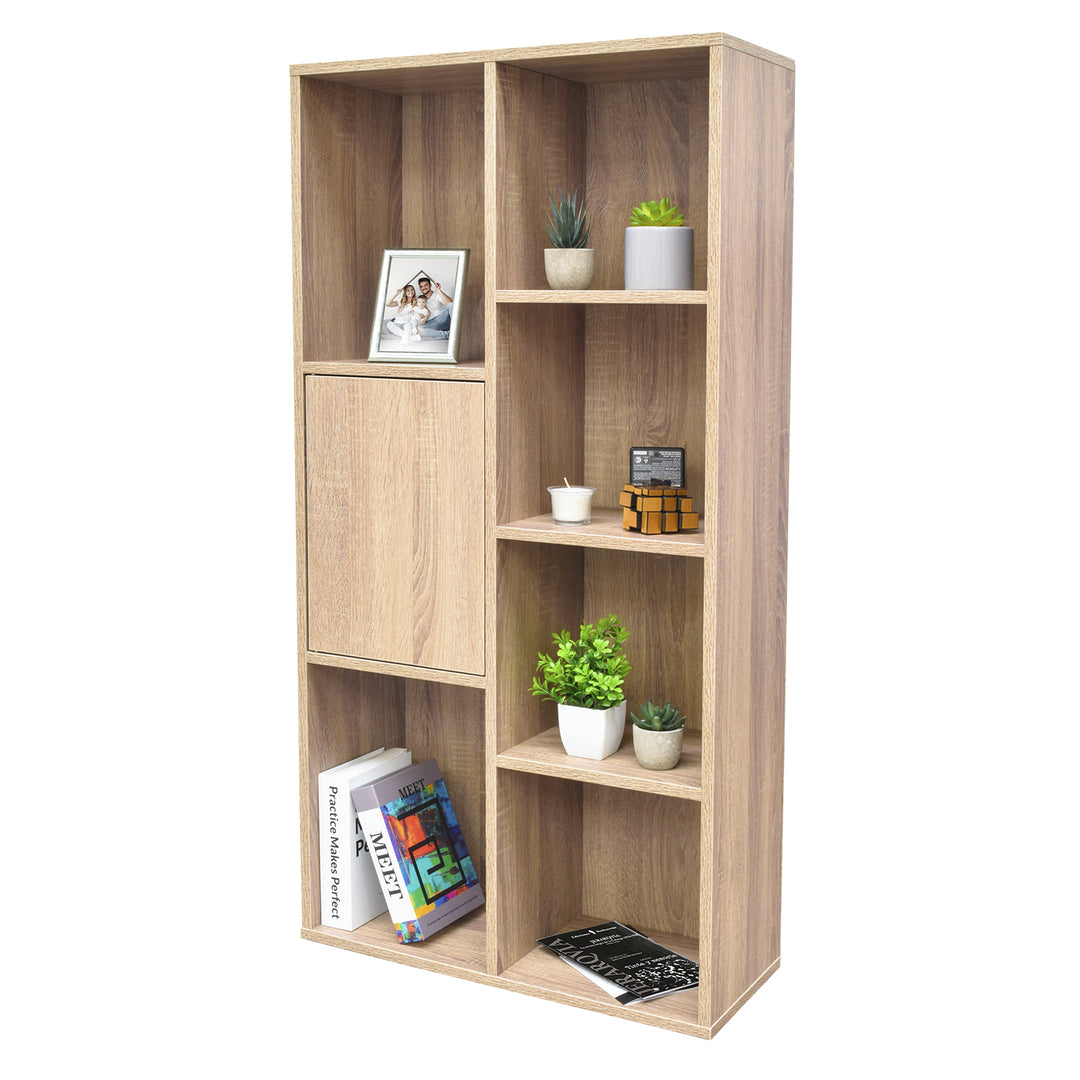 Biblioteca Estilo Madera Roble Tokio