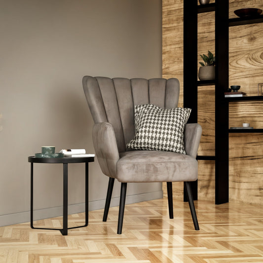 Sillón Individual Azalia Gris
