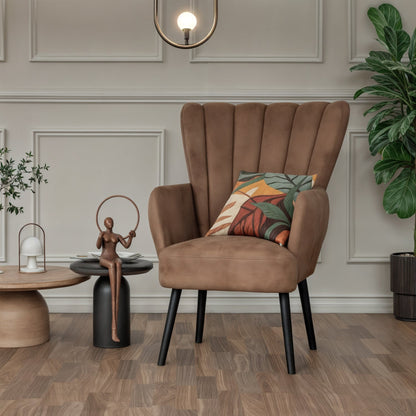 Sillón Individual Azalia Café