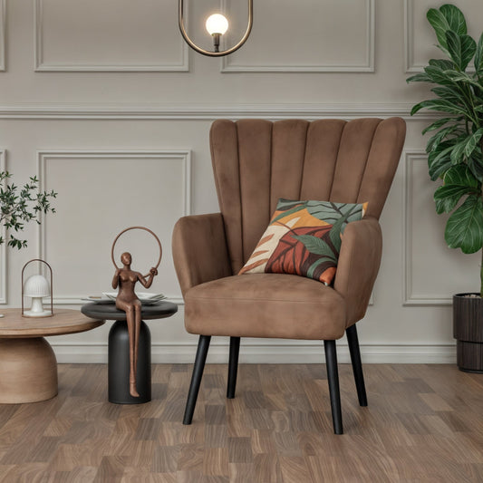 Sillón Individual Azalia Café