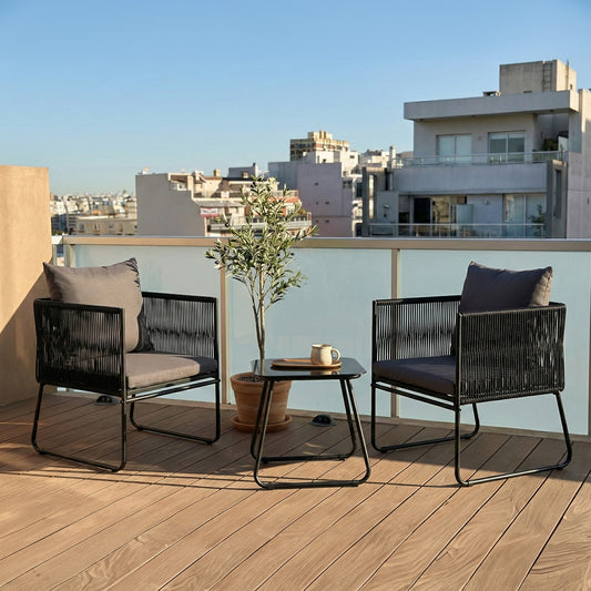 Set Exterior de Sillas y Mesa Kiri