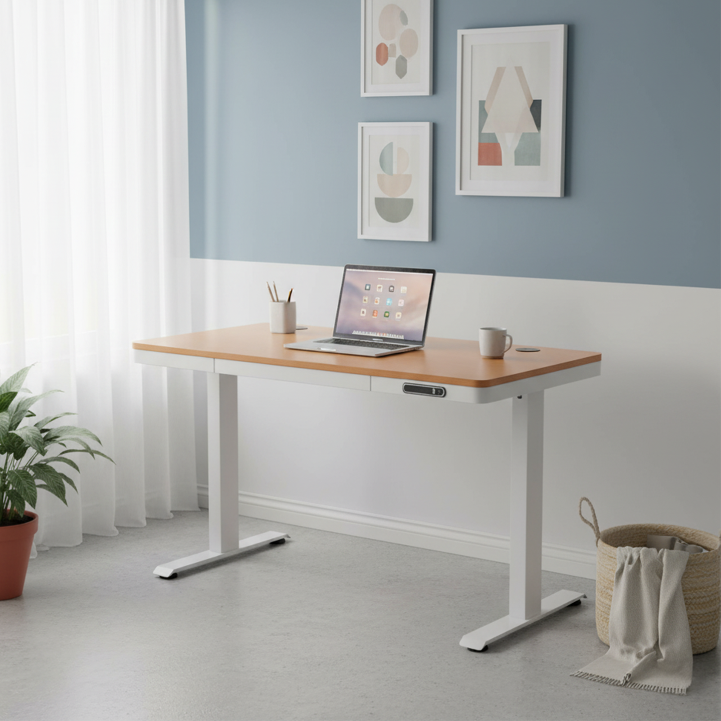 Escritorio Eléctrico Elevable Oak Pro