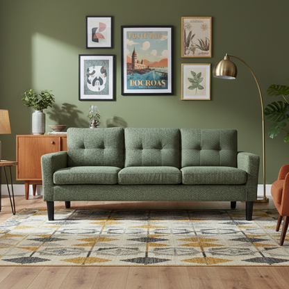 Sillón 3 Cuerpos Sutri Verde