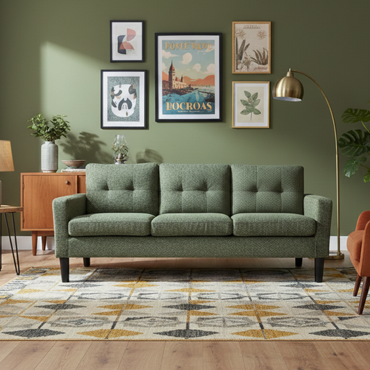 Sillón 3 Cuerpos Sutri Verde