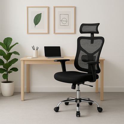 Silla de Escritorio Ergonómica Ankara Silver