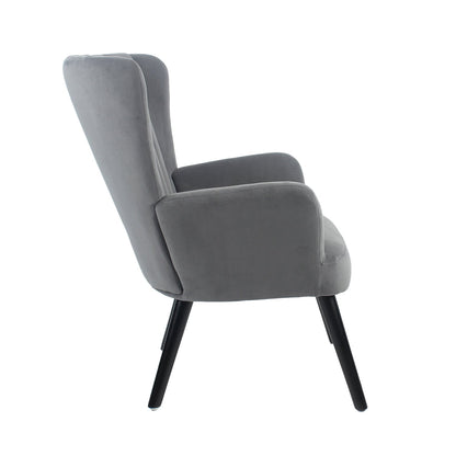 Sillón Individual Azalia Gris