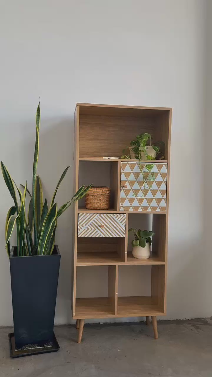 Biblioteca Bukler con Puerta y Cajón