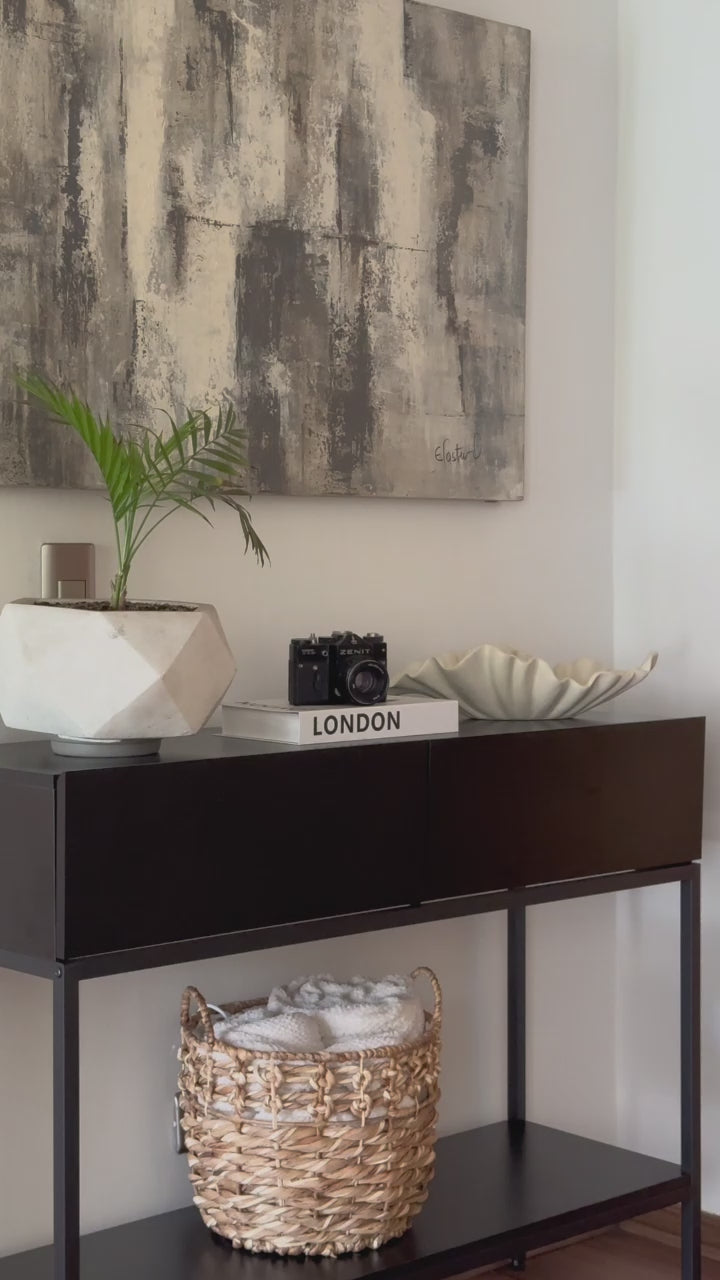 Mesa Recibidora Edge Negro