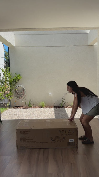 Set Exterior de Sillón Sillas y Mesa Ruko